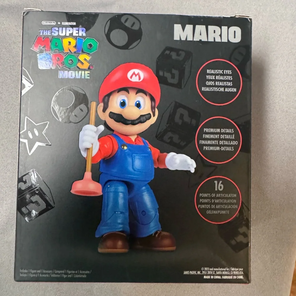 NIB - Nintendo Super Mario Bros. Movie Figure -